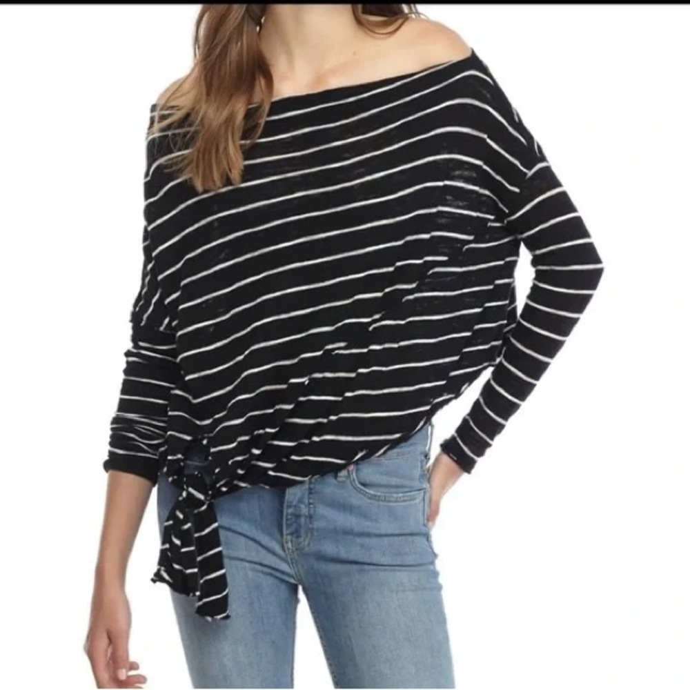 Free people off the shoulder tie top